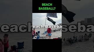 Beach Baseball  baseball beach mlb fun sports beachbaseball whosonfirsttheshow [upl. by Arther]