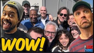 WOW James Gunn drops photo of SUPERMAN LEGACY cast Stacked [upl. by Asirb]