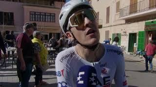 Marc Soler  Entrevista a la salida  Trofeo Serra Tramuntana 2024 [upl. by Droffig]