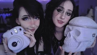 asmr ☾ double asmrtists double triggers… double tingles 👀 twin asmr w ​⁠myrteya 💜 [upl. by Nnil]