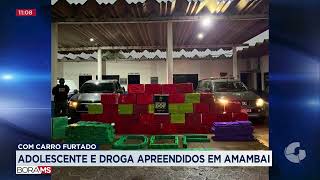 BORA MS  ADOLESCENTE E DROGA APREENDIDOS EM AMAMBAI  17092024 [upl. by Incrocci]