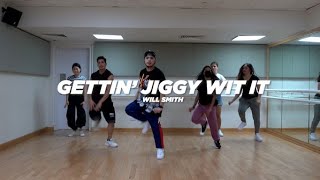 WILL SMITH  GETTIN JIGGY WIT IT  BEGINNERS CLASS [upl. by Esinehc267]