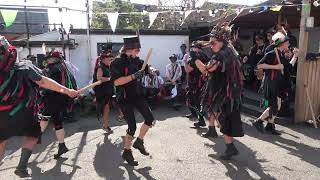 Styx of Stroud Border Morris dance ‘Just as the Tide was AFlowing’ at Bromyard Folk Festival 2023 [upl. by Pain977]