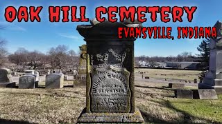 Interesting Graves and Cemetery Walk at Oak Hill Cemetery in Evansville Indiana [upl. by Lehcsreh]