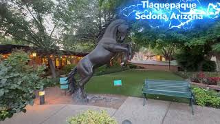 Tlaquepaque Sedona Arizona una parte de Jalisco y en Sedona 😱miren que hay aqui 🦌🐎 [upl. by Ardnassela]