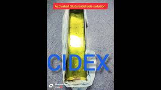 Activated Glutaraldehyde solution CIDEXClinicallife [upl. by Ttelrats]