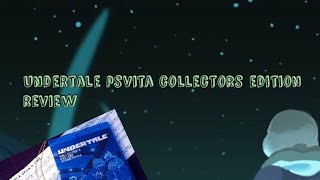 Undertale psvita collectors edition review [upl. by Eenet]