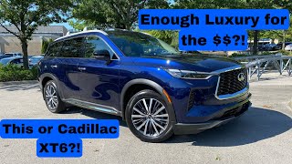 2023 Infiniti QX60 Sensory AWD 35 POV Test Drive amp Review [upl. by Moht]