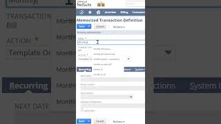 NetSuite Tip How to Set Up Recurring Transactions [upl. by Calica]