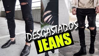 ¿Como rasgar tus Jeans 2018 VICTOR CABALLERO [upl. by Dan]