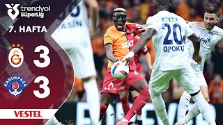 Vestel  Galatasaray 33 Kasımpaşa  HighlightsÖzet  Trendyol Süper Lig  202425 [upl. by Neerahs]