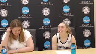 Bowdoin PostGame Interview 2024 NCAA First Round [upl. by Atnwahs7]