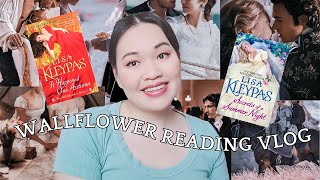 Reading Vlog Reading The Wallflowers Series by Lisa Kleypas for the first time  Historical Romance [upl. by Thorfinn]