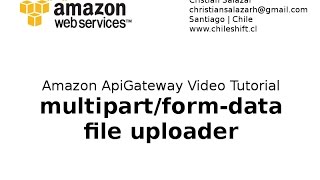 Amazon ApiGateway  Uploading Files Multipartformdata no audio [upl. by Winslow502]