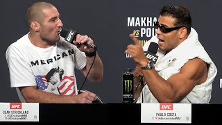 Sean Strickland vs Paulo Costa Press Conference Highlights UFC 302 [upl. by Daloris]