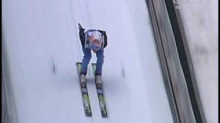 Łukasz Rutkowski Planica 2010 konkurs drużynowy 143m [upl. by Lucilla169]