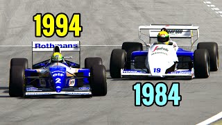 Whats the GAP Between Sennas First Toleman F1 CAR and his Last Williams F116 [upl. by Aura]