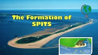 How Coastal Spits are formed  labelled diagram and explanation [upl. by Melita391]