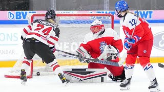 Highlights from Canada vs Czechia at the 2024 IIHF U18 Womens World Championship [upl. by Lodovico251]