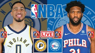 Indiana Pacers vs Philadelphia 76ers NBA Live Scoreboard 2023 [upl. by Alyled843]