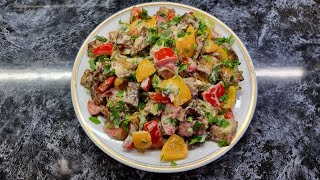 Բանջարեղենով համեղ աղցանВкусный салат с овощамиsalad with vegetables [upl. by Blackington]