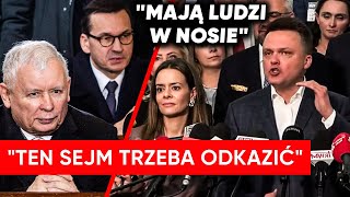 quotTrzeba odkazić Sejmquot Hołownia PiS pokazuje jak głęboko w nosie ma ludzi [upl. by Nwahsid]