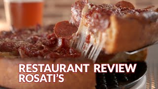 Restaurant Review  Rosatis Pizza and Sports Pub  Atlanta Eats [upl. by Luce227]