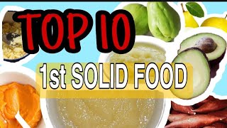 TOP 10 solid food for baby Masustansya at Easy to Prepare Puree for 6 months old baby [upl. by Omocaig]