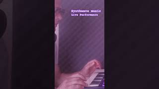 Synthwave music improvisation Live performance synthwave retrowave music [upl. by Daj]