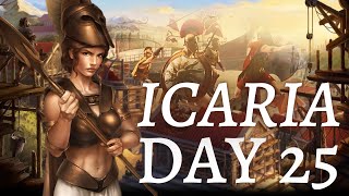 GREPOLIS gameplay  DAY 25 on ICARIA  english server [upl. by Eloci]