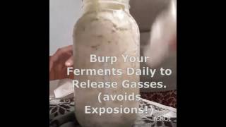 How to Burp your Ferment amp Deal with Overflows [upl. by Bashuk]