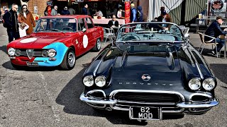 Brooklands Easter Classic Gathering 2024 Around the Paddocks [upl. by Lahcsap786]