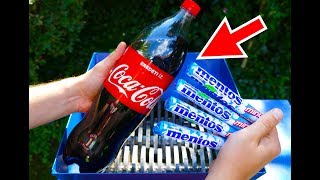 Shredding MENTOS AND COCA COLA [upl. by Anrev]