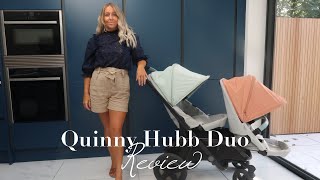 QUINNY HUBB DUO DOUBLE PUSHCHAIR REVIEW [upl. by Enyawad]