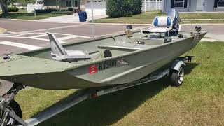 Craigslist John boat tracker 16 [upl. by Dryden]