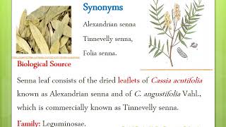 Pharmacognostical Study of Senna Anthraquinones glycosides [upl. by Zeeba69]