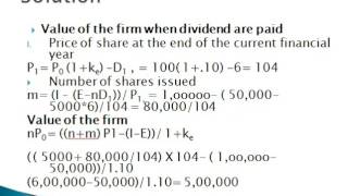 Dividend Policy 2 [upl. by Gibert893]