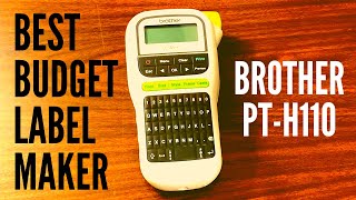 Brother PTouch PTH110 Label Maker UNBOXING REVIEW AND HOW TO SET IT UP [upl. by Salguod]