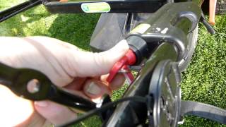 Review of the Qualcast Key Start Self Propelled Petrol Rotary Lawn Mower [upl. by Nesbitt]