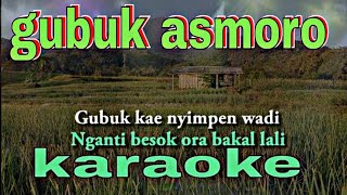 karaoke campursari gubuk asmoro  live musik tanpa vokal [upl. by Kcirdef]