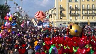 Carnevale di Viareggio 2014  Sintesi del 2° corso mascherato [upl. by Ecyar]