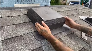 How To Install Roof Vents [upl. by Atinar]