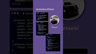 Underline effect coding htmldesign webdesign fortnite webdevelopment youtubevideos html500 [upl. by Abeu221]