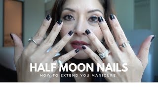 HALF MOON NAILS  Cat ArambuloAntonio [upl. by Particia816]