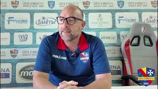 Costa D’Amalfi  Ugento 11 intervista post gara a mister Proto [upl. by Sausa]