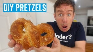 I made soft baked pretzels [upl. by Par]