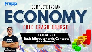 Lecture 01 Basic Microeconomic Concepts  Economy  Crash course for UPSC CSE Prelims upsc [upl. by Martreb]