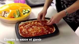 Recette Tupperware facile et rapide de PIZZA MAISON [upl. by Laroy]