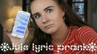 Annas jul 7  Jule lyric prank [upl. by Cristy156]