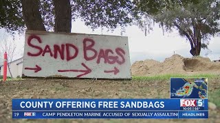 County Offering Free Sandbags [upl. by Ydissak931]